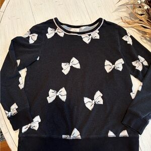 Kate Spade S Pajama Top New York Dream a Little Dream Black Bow